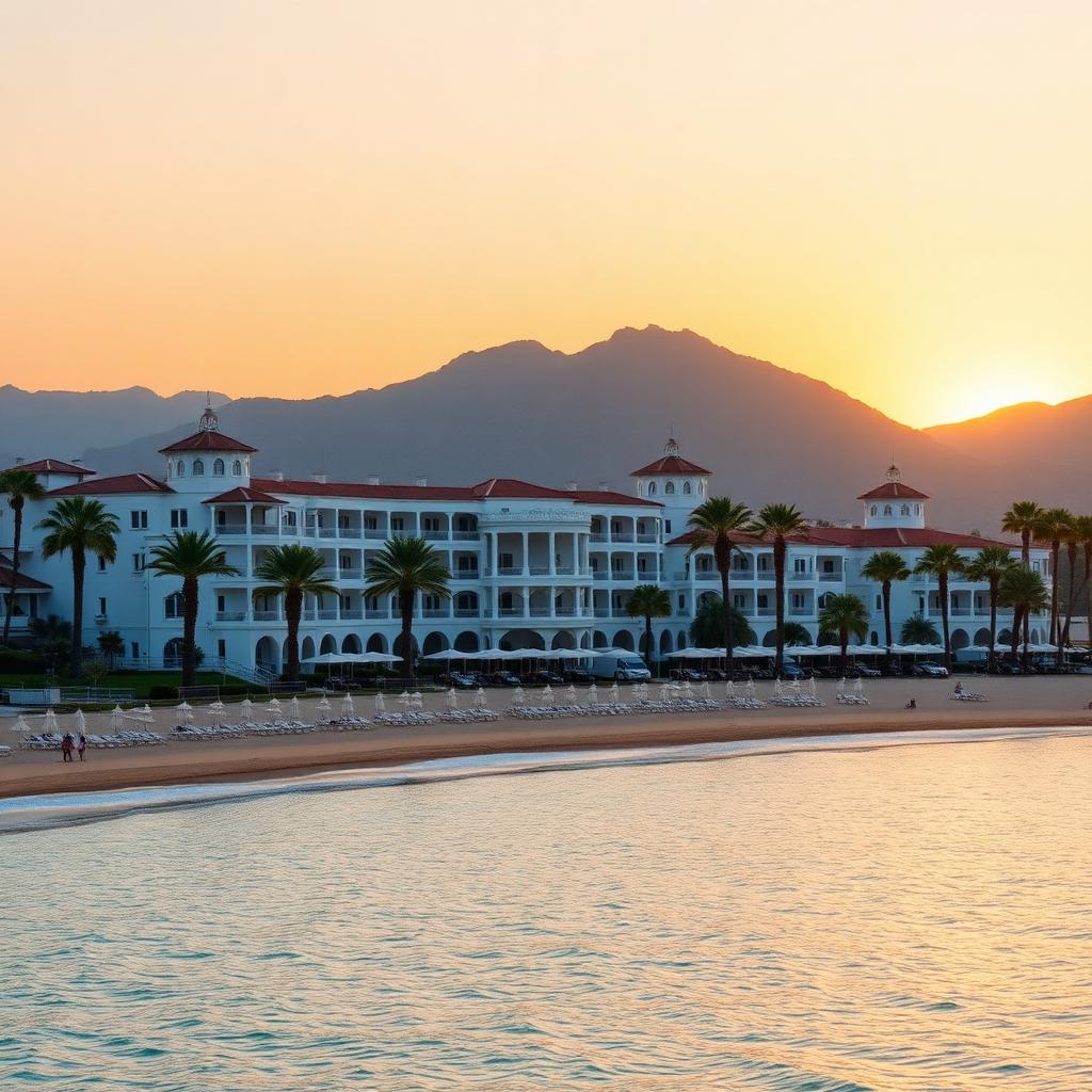Kırbıyık Resort Hotel — вид на территорию отеля в Алании